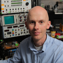 Nathaniel Sawtell in a lab environment