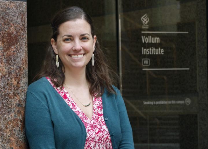 Portrait of Kelly Monk.