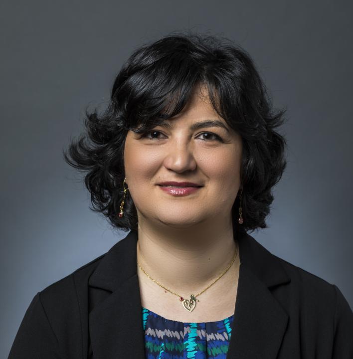 Portrait of Azadeh Yazdan.